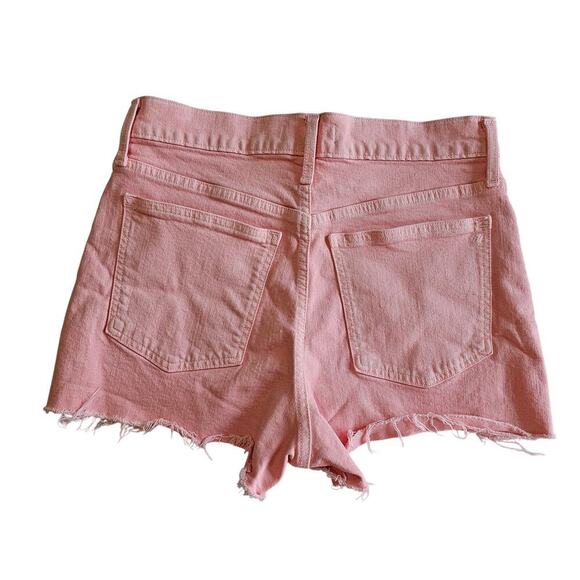 Madewell The Perfect Jean Short Garment-Dye Edition Autumn Pink Size 28 - Picture 7 of 11